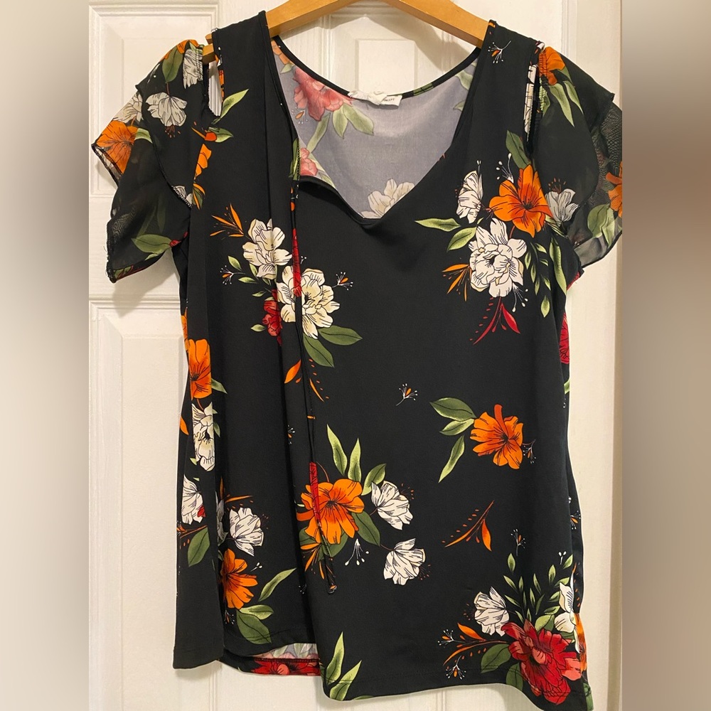 SOLD - Cold-Shoulder Top